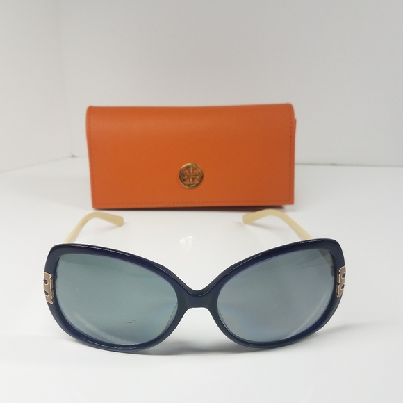 Tory Burch RX Olive Block T-Hinge Sunglasses 937/17 - Picture 5 of 14